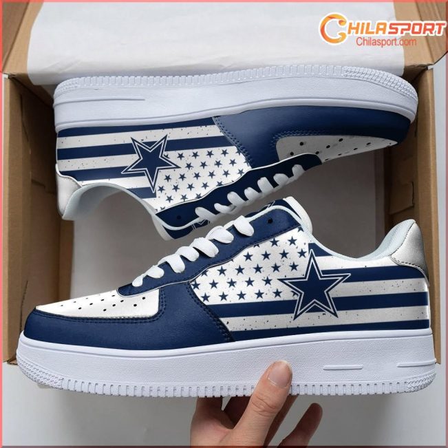 Dallas Cowboys Air Low Top AF1 Sneakers - Stylish Fan Shoes Collection - soulcals