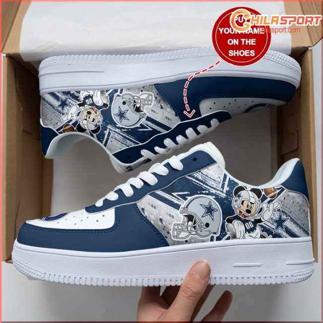 Dallas Cowboys Air Low Top AF1 Sneakers - Stylish Gift For Men & Women - soulcals