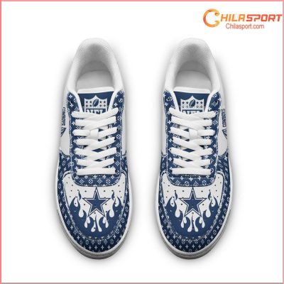 Dallas Cowboys Air Low Top AF1 Sneakers - Stylish NFL Shoes Gift - soulcals