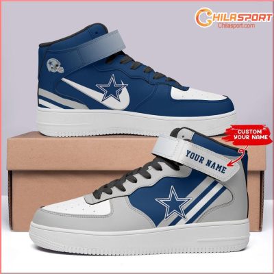 Dallas Cowboys Air Low Top AF1 Sneakers - Stylish Trendy Fan Gear - soulcals