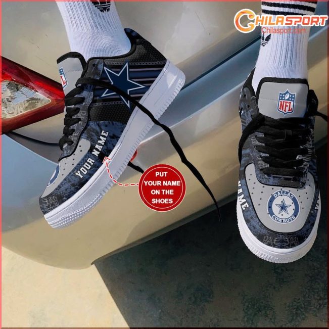 Dallas Cowboys NFL Air Low Top AF1 Sneakers Stylish Comfort Shoes for Men and Women Football Fans - soulcals