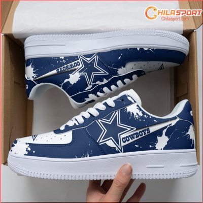 Dallas Cowboys NFL Air Low Top AF1 Sneakers - Stylish Comfort Trendy Fan Gear - soulcals