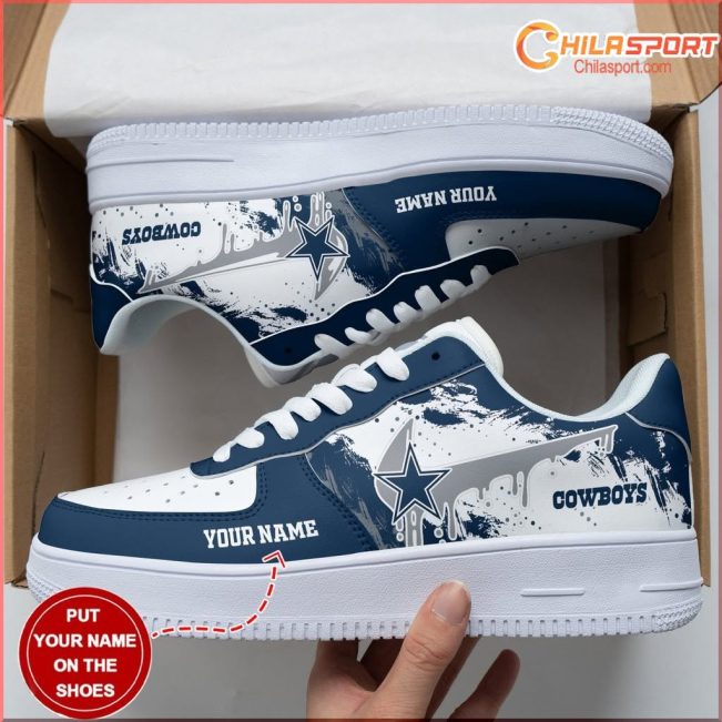 Dallas Cowboys NFL Air Low Top AF1 Sneakers Stylish Fan Shoes for Men and Women Great Gift - soulcals