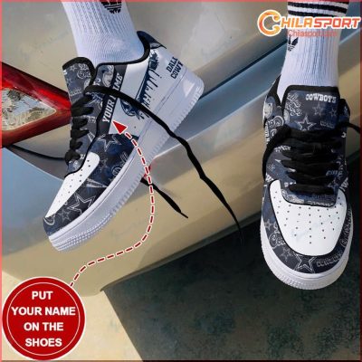 Dallas Cowboys NFL Air Low Top AF1 Sneakers Stylish Footwear For Men And Women Comfortable Walking S - soulcals