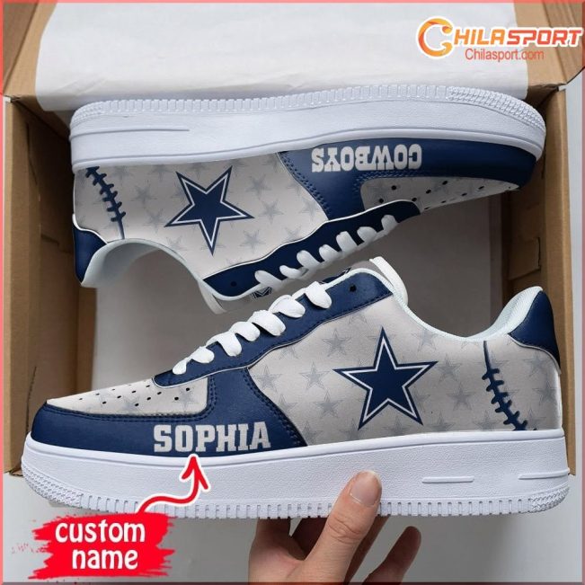 Dallas Cowboys NFL Air Low Top AF1 Sneakers - Stylish Trendy Fan Gear - soulcals