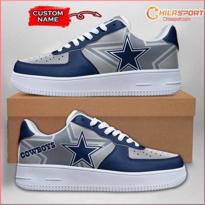 Dallas Cowboys NFL Air Low Top AF1 Sneakers Stylish Trendy Shoes New Arrival - soulcals