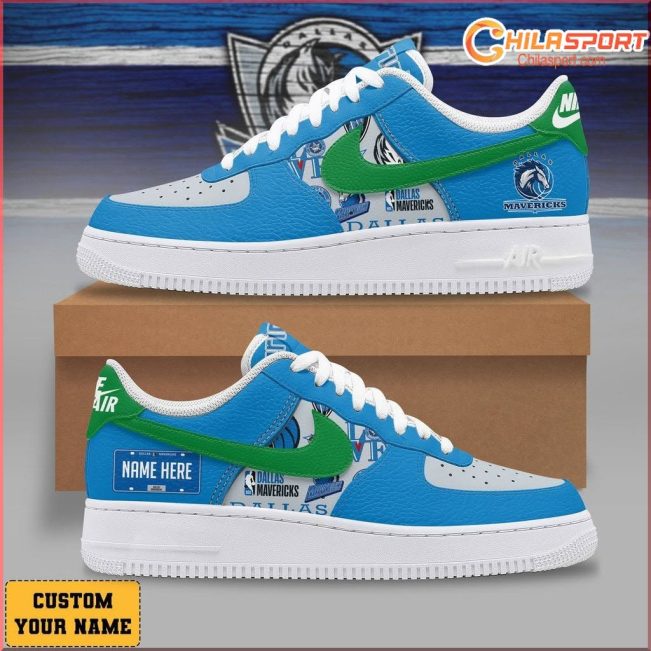 Dallas Mavericks Air Low Top AF1 Sneakers Stylish Basketball Shoes for Men and Women - soulcals