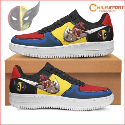 Deadpool Wolverine Air Low Top AF1 Sneakers Stylish Footwear Gift Idea For Men and Women - soulcals