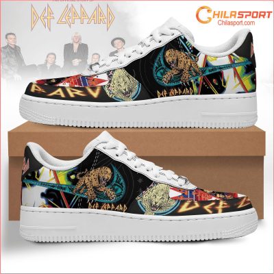 Def Leppard Air Low Top AF1 Sneakers Stylish Rock and Roll Shoes for Everyone - soulcals