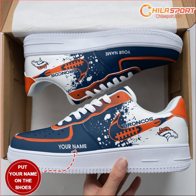 Denver Broncos AF1 Shoes Stylish, Trendy Gift For Fans - soulcals