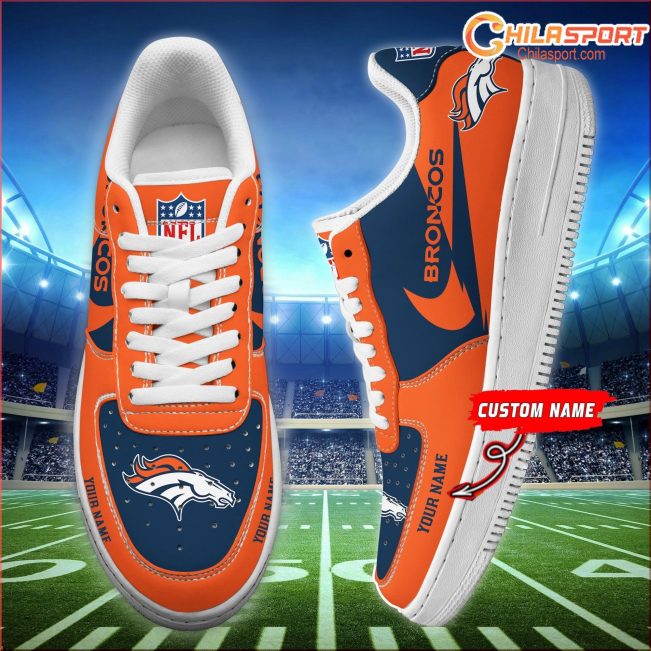 Denver Broncos Air Low Top AF1 Sneakers Stylish, Trendy, For Men & Women - soulcals