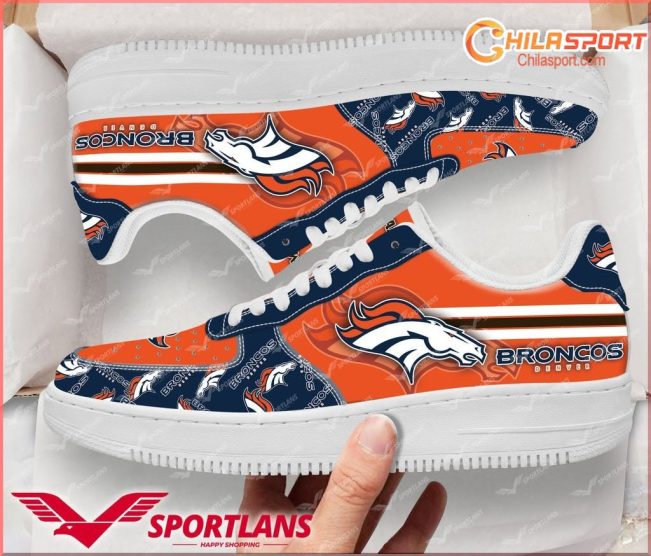 Denver Broncos NFL Air Low Top AF1 Sneakers Shoes for Men and Women Stylish Fan Gear - soulcals