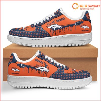 Denver Broncos NFL Air Low Top AF1 Sneakers Shoes Stylish Gift Ideas For Fans - soulcals