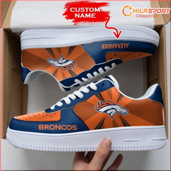 Denver Broncos NFL Air Low Top AF1 Sneakers - Stylish Fan Gear - soulcals