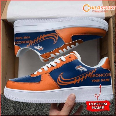 Denver Broncos NFL Air Low Top AF1 Sneakers - Stylish Trendy Comfort - soulcals