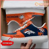 Denver Broncos Personalized Air Force 1 Shoes Gift Stylish - soulcals