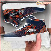 Denver Broncos Stylish High Top Sneakers Fan Gear - soulcals