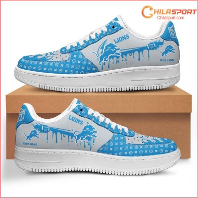 Detroit Lions AF1 Shoes Unique Stylish Fan Gear - soulcals