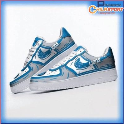 Detroit Lions Air Low Top AF1 Sneakers - Stylish Fan Shoes Gift - soulcals