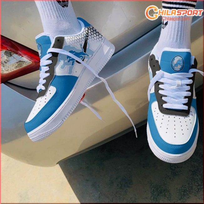 Detroit Lions Custom AF1 Sneakers Unique Style - soulcals