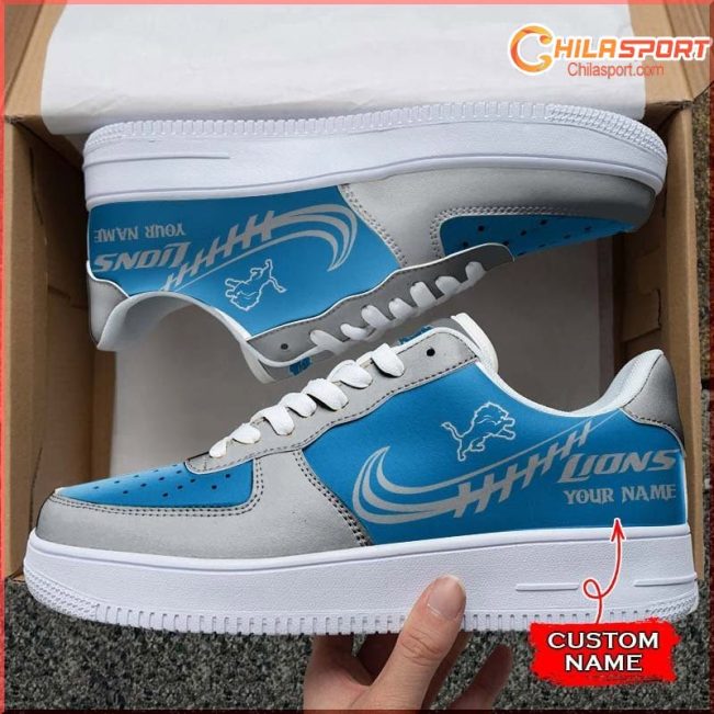 Detroit Lions NFL Air Low Top AF1 Sneakers Shoes for Men and Women Stylish Footwear - soulcals