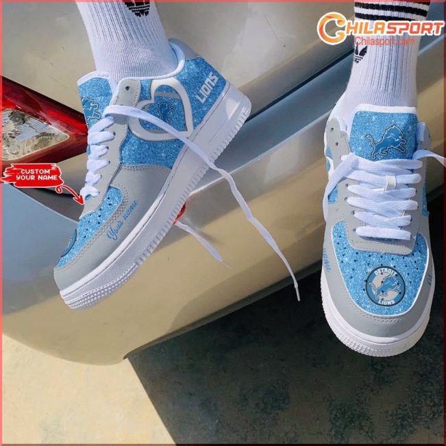Detroit Lions NFL Air Low Top AF1 Sneakers Shoes for Men and Women Stylish Gift - soulcals