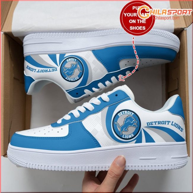 Detroit Lions NFL Air Low Top AF1 Sneakers Shoes Official Fan Gear For Men And Women - soulcals