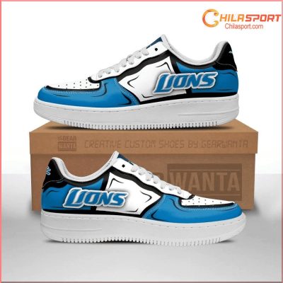 Detroit Lions NFL Air Low Top AF1 Sneakers Shoes Stylish Comfortable Footwear For Men And Women - soulcals