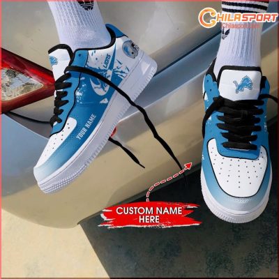 Detroit Lions NFL Air Low Top AF1 Sneakers Stylish and Comfortable Shoes for Men and Women Fanatics - soulcals