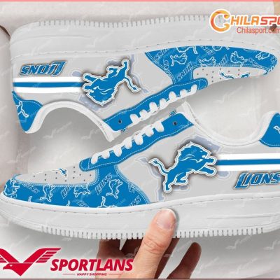 Detroit Lions NFL Air Low Top AF1 Sneakers Stylish and Comfortable Shoes for Men and Women Fans - soulcals