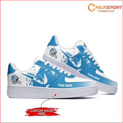 Detroit Lions Personalized AF1 Shoes Gift for Fan Style - soulcals
