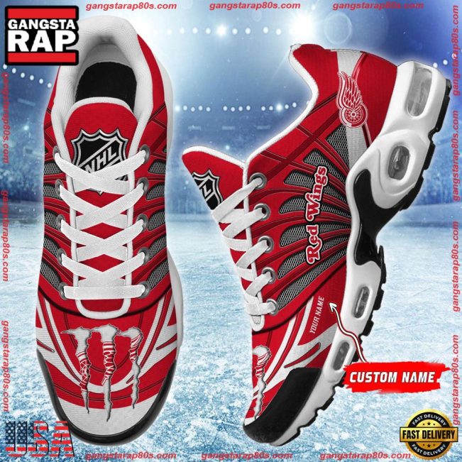 NHL Detroit Red Wings spread their wings, glorious victory Custom Name Air Max Plus Shoes Running Sneakers - soulcals