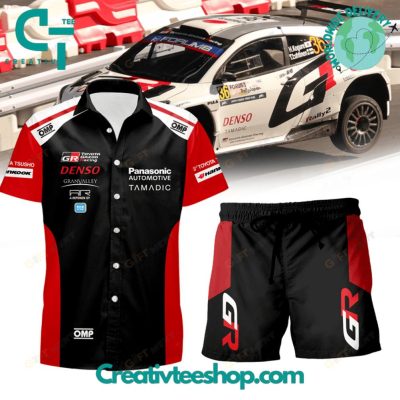 Toyota Gazoo Racing Rally Team Hawaiian Shirt and Shorts - Teesmith