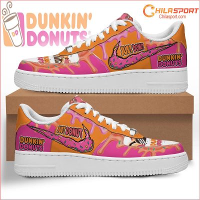 Dunkin Donuts Air Low Top AF1 Sneakers Shoes Stylish Comfort for Men and Women - soulcals