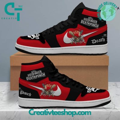 Five Finger Death Punch Air Jordan 1 Sneaker - soulcals.com