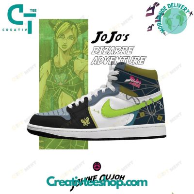 Jolyne Cujoh JoJo's Bizarre Adventure Air Jordan 1 Sneaker - Creativteeshop