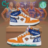 NBA New York Knicks Air Jordan 1 Sneakers - soulcals.com