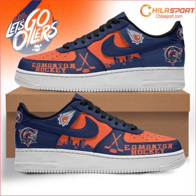 Edmonton Oilers Air Low Top AF1 Sneakers Stylish Shoes Gift Idea for Fans - soulcals
