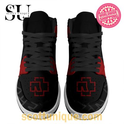 Ein Weg Ein Ziel Rammstein Air Jordan 1 High Top Sneaker -Soulcals.com