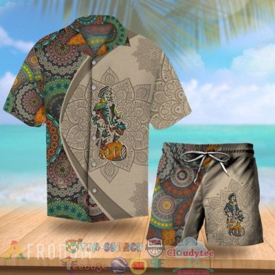 Aloha Mandala Captain Morgan Rum Hawaiian Shirt And Shorts - Hot Sale 2025