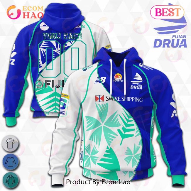 Fijian Drua Super Rugby Mix Jerseys 2023 Personalized 3D Hoodie -soulcals