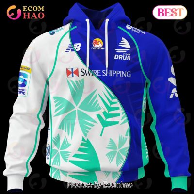 Fijian Drua Super Rugby Mix Jerseys 2023 Personalized 3D Hoodie -soulcals