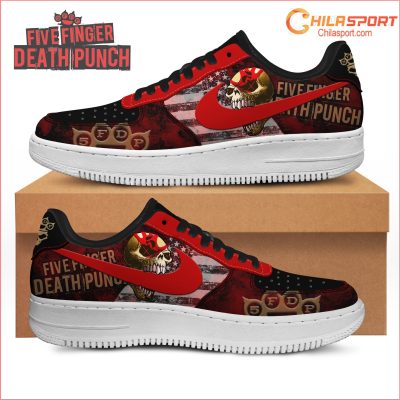 Five Finger Death Punch Air Low Top AF1 Sneakers Official Band Shoes for Men and Women Fans - soulcals