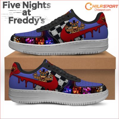 Five Nights at Freddy's Stylish Air Low Top AF1 Sneakers Comfortable Shoes For Men and Women - soulcals