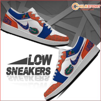 Florida Gators AJ1 Low Sneakers Stylish Shoes for Men and Women Basketball Fans - soulcals