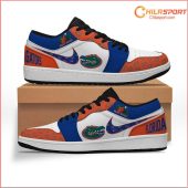 Florida Gators AJ1 Low Sneakers Stylish Shoes for Men and Women Sports Fans - soulcals