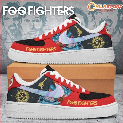 Foo Fighters Air Low Top AF1 Sneakers Stylish Shoes For Music Lovers Gift - soulcals