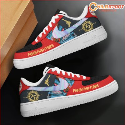 Foo Fighters Air Low Top AF1 Sneakers Stylish Shoes For Music Lovers Gift - soulcals