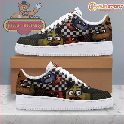 Freddy Fazbear Pizzeria Simulator Stylish Air Low Top AF1 Sneakers Comfortable Shoes For Men And Wom - soulcals