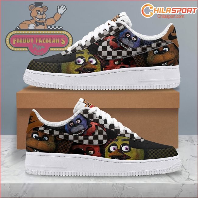 Freddy Fazbear Pizzeria Simulator Stylish Air Low Top AF1 Sneakers Comfortable Shoes For Men And Wom - soulcals